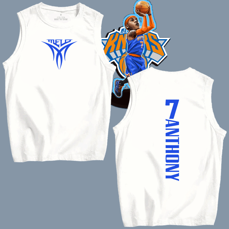 甜瓜melo安东尼纯棉篮球运动t恤 韩督T恤