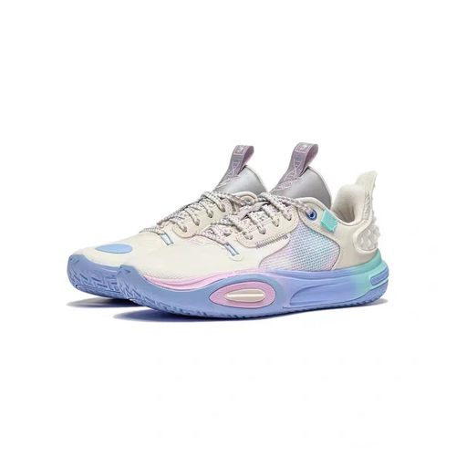 李宁全城11男童篮球鞋2023男大童减震回弹低帮运动鞋YKBT018 - 图1