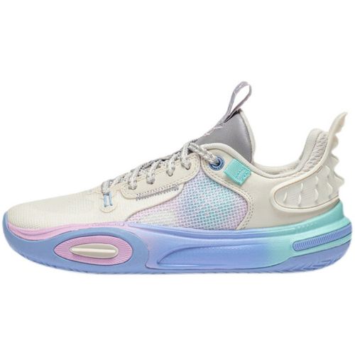 李宁全城11男童篮球鞋2023男大童减震回弹低帮运动鞋YKBT018 - 图3