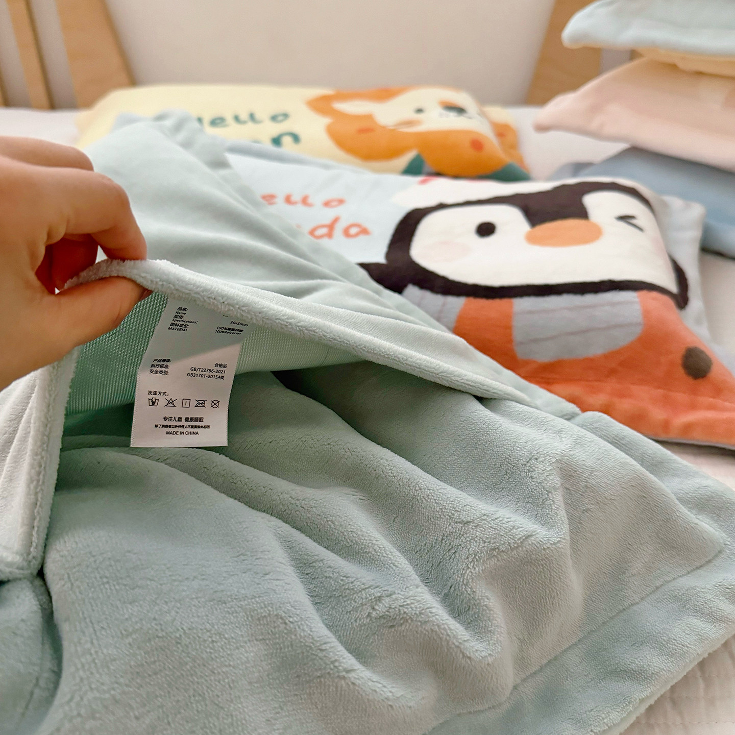 A类卡通儿童枕套牛奶绒珊瑚绒幼儿园宝宝30×50乳胶枕头套枕罩冬,淘宝优惠券,粉丝福利购,淘宝优惠卷