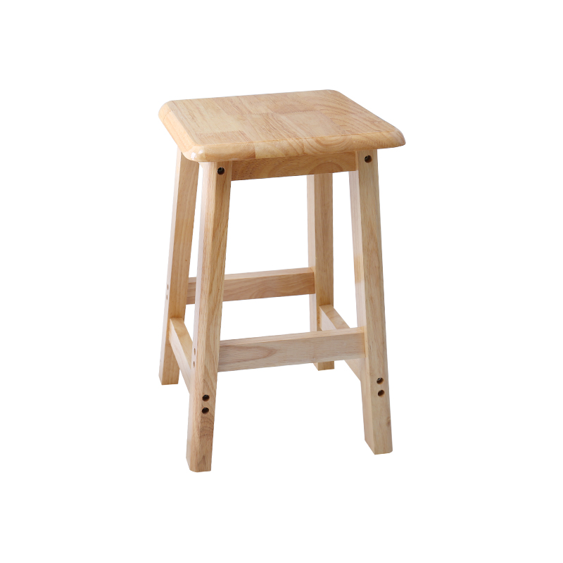 高端实木凳方凳北欧简约酒吧高凳餐桌椅橡木家用木梯凳吧台高脚凳 - 图3