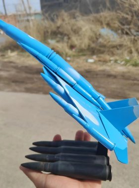 手工焊接真弹壳飞机模型装饰摆件
