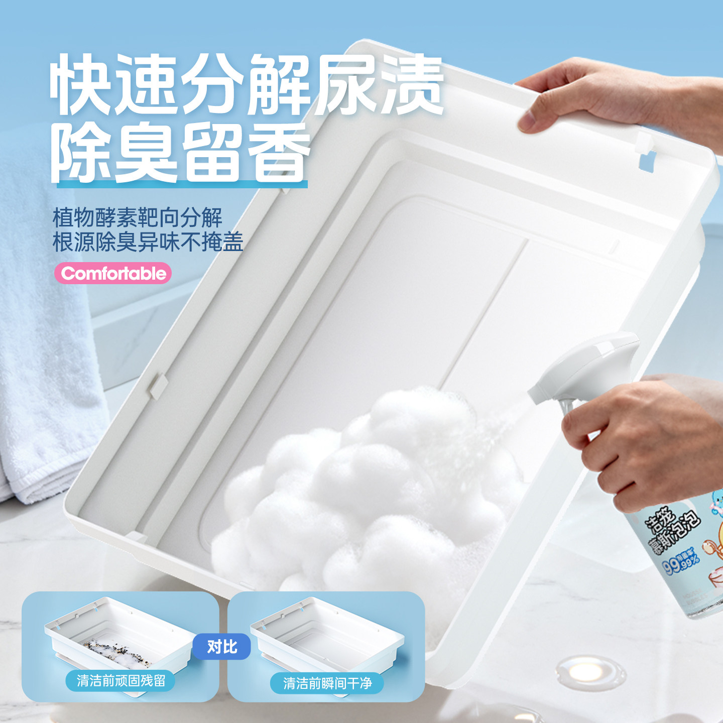 宠尚天仓鼠洁笼慕斯泡泡除臭剂金丝熊用品去尿味抑菌喷雾非驱虫,淘宝优惠券,粉丝福利购,淘宝优惠卷