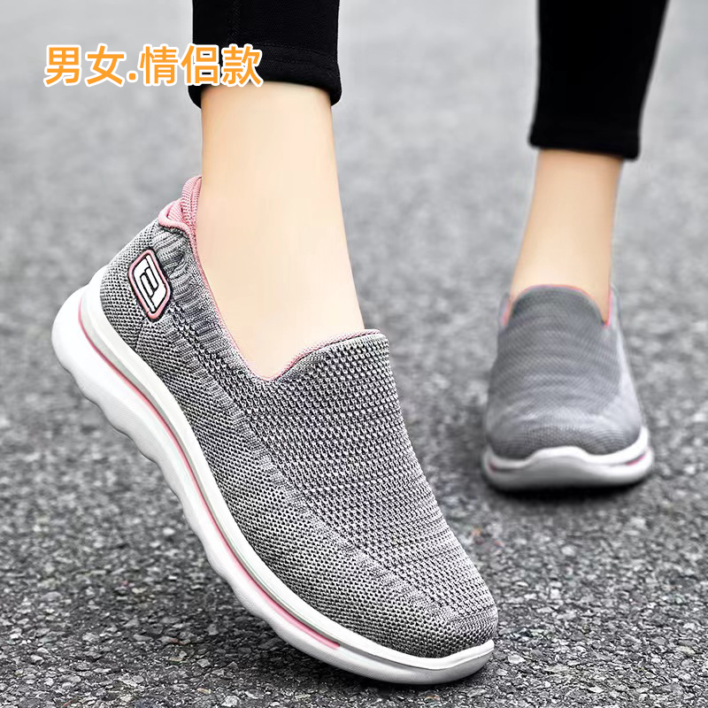 妈妈鞋子2024夏季网面中老年软底轻便老人女鞋休闲舒适运动健步鞋 - 图3