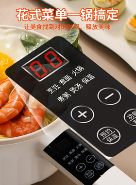 电煮锅家用多功能一体电