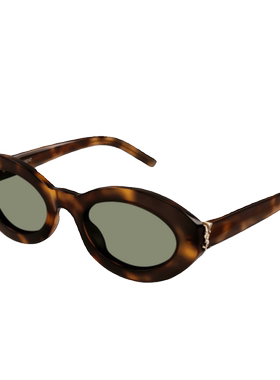 圣罗兰YSL太阳眼镜男女墨镜时尚眼镜圆框防紫外线太阳镜SL M136