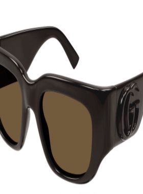 古驰GUCCI经典双G互锁标识防紫外线显脸小框墨镜GG1545S