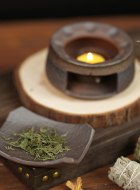 木然陶瓷手作香薰炉可干烧