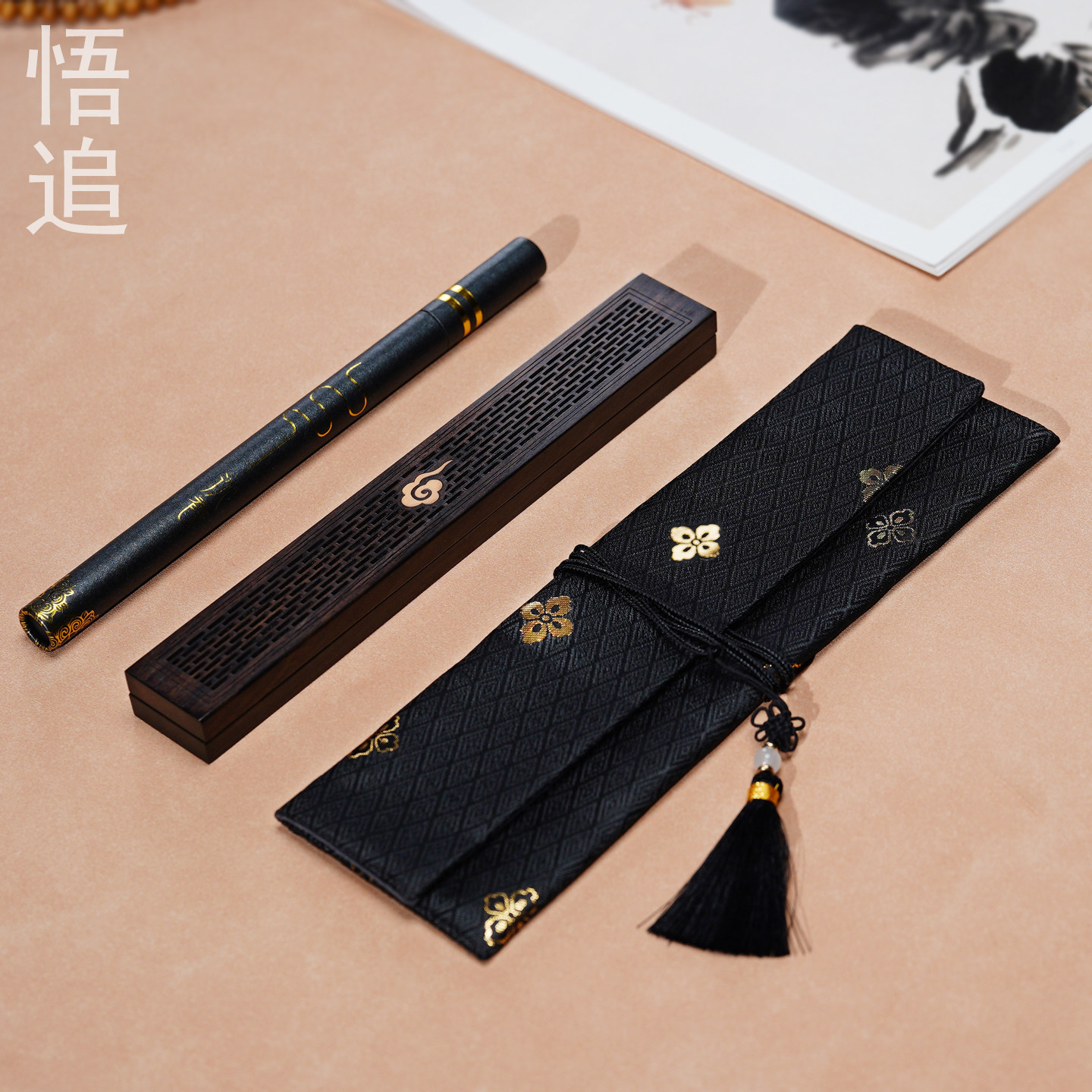 手工织锦布袋香具香筒梳子收纳袋香炉线香盒锦袋古风礼品袋绸缎包,淘宝优惠券,粉丝福利购,淘宝优惠卷