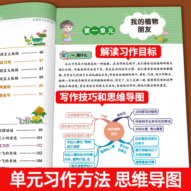 【2026新版】三年级下册同步作文人教版小学作文书小学生黄冈优秀作文大全3年级范文仿写素材全解语文满分作文上下册开心全程指导 - 图2