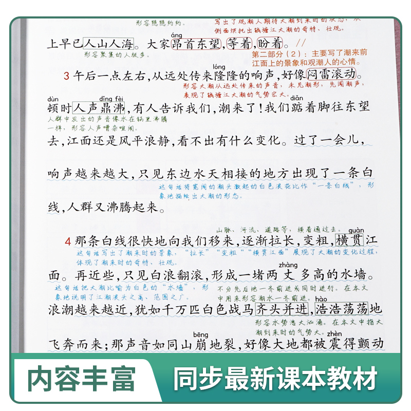 2024版随堂笔记四年级上册语文部编人教版4年级数学英语课堂笔记四年级下册小学随堂培优课本同步四上四下小学生学霸笔记正版全套-图3