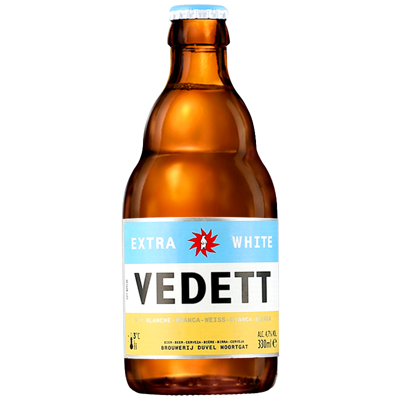 6瓶比利时白熊啤酒330ml*VEDETT Extra White进口啤啤酒前红酒业 - 图3