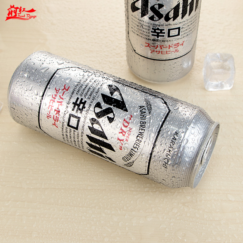 Asahi朝日超爽生啤酒500ml4/12/24听拉罐装整箱日式黄啤酒 前红 - 图1