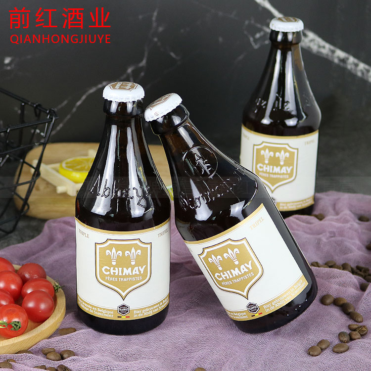 比利时啤酒 Chimay Triple Beer智美白帽啤酒 330ml*6瓶包邮前红-图2