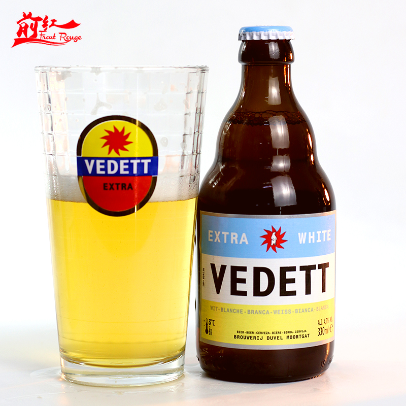 整箱行货比利时进口白熊啤酒vedett小麦精酿啤酒白熊330ml*24前红 - 图0