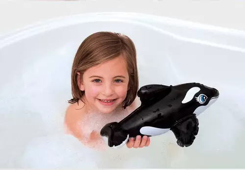 Intex, милая надувная игрушка для ванны для игр в воде для плавания, милые животные