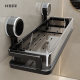 Suction cup bathroom toilet storage rack electroplated rust-proof