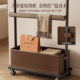 Designer coat rack with deep retro aesthetics