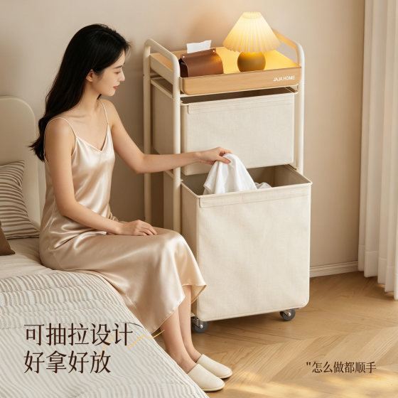 High-looking multi-layer dirty clothes basket for home use