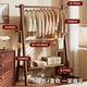 A-type coat rack is stable and durable