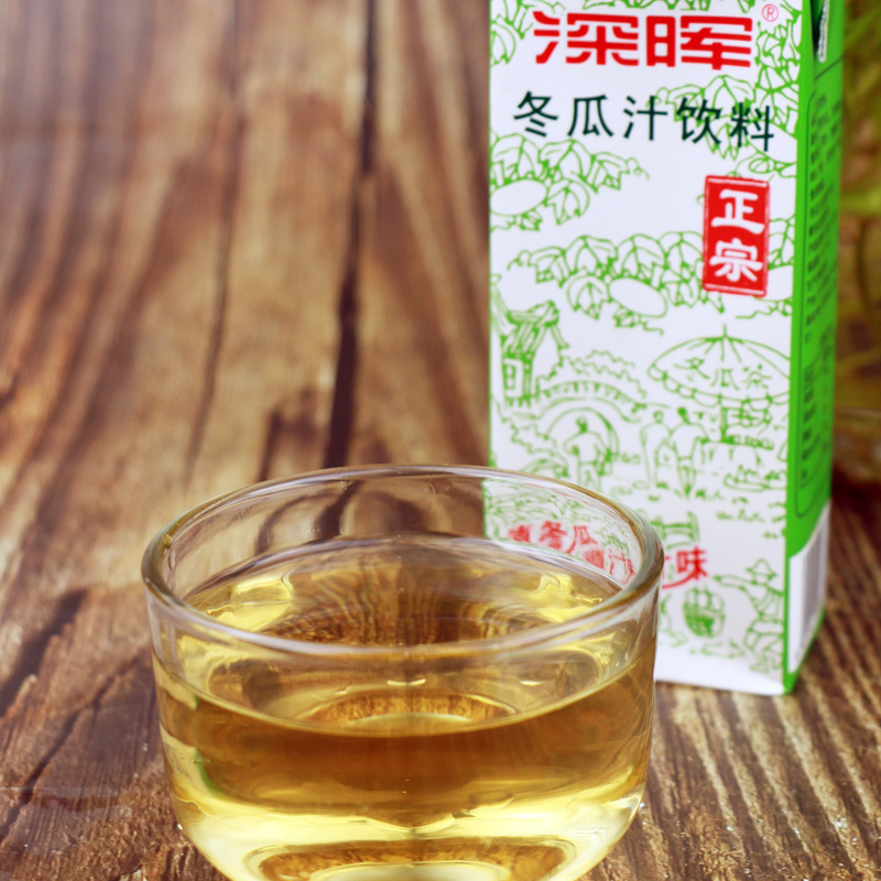 正宗深晖冬瓜茶原汁饮料夏日解渴整箱纸盒 250MLX24盒广东包邮 - 图1