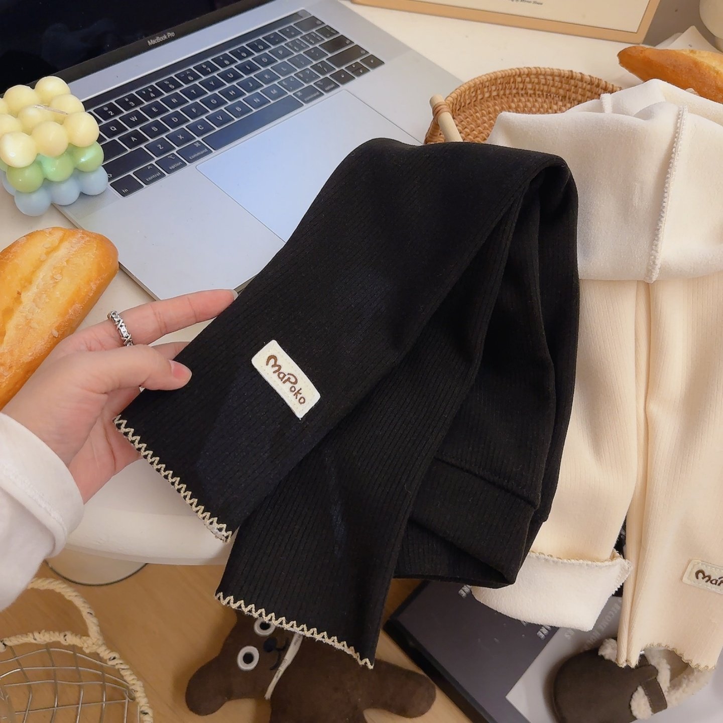 中大童一体绒打底裤2025秋冬季新款女童花边刺绣时尚百搭加厚裤子,淘宝优惠券,粉丝福利购,淘宝优惠卷