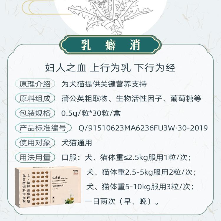 鲁米苏乳癖消宠物乳腺瘤肿增生活血化瘀囊肿癌肿平克瘤康泰狗猫咪 - 图0