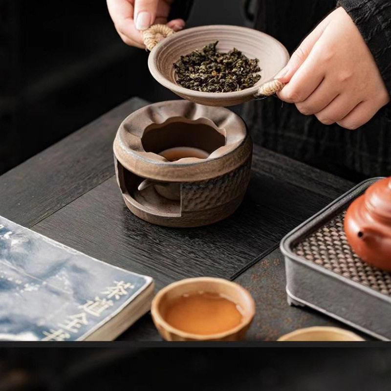 烤茶炉套组蜡烛加热温茶炉茶道配件茶叶提香炒茶器烘焙茶瓦片暖,淘宝优惠券,粉丝福利购,淘宝优惠卷