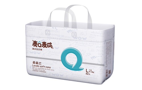 麦Q麦萌纸尿裤拉拉裤夏日超薄婴儿尿不湿S/XL/XXL码 买四包减78元 - 图3