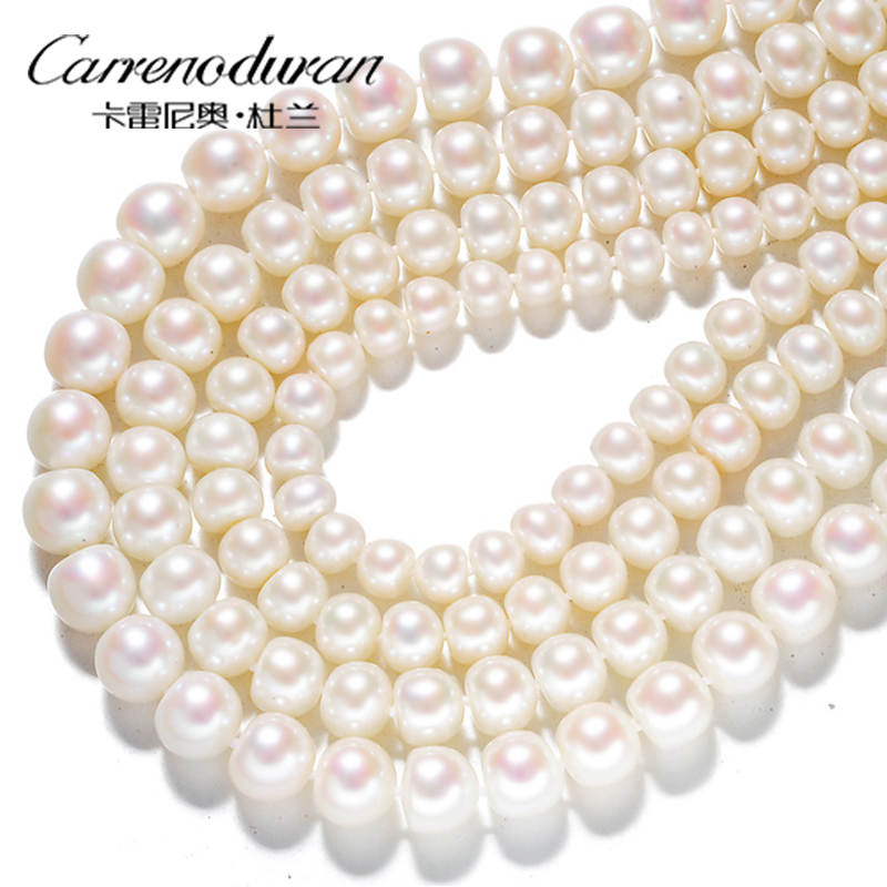 杜兰珠宝 淡水珍珠项链经典女款白色简约送妈妈婆婆母亲节礼物 - 图2