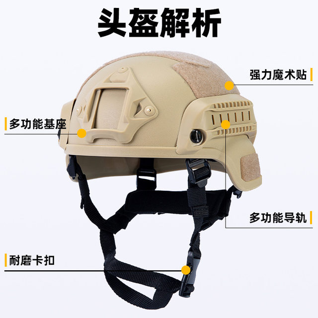 Children's Tactical Helmet Action Version Helmet Primary School Student Military Training CS Mickey 2000 Military Military Directors helmet