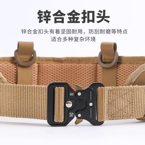 户外腰封战术腰封套装 通用快拔 真人cs竞技多功能腰带 molle组合 - 图0