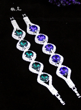 秋冬新娘时尚韩版镶钻手链水晶手饰生日礼物