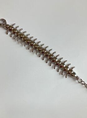跨境热销欧美朋克男士金属手链蜈
