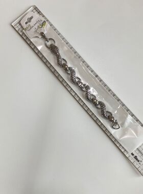 克罗伈S标骰子宝剑十字花手链男