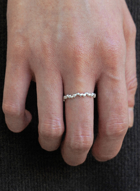 SALE E PEPE胡椒盐·纯银爱心戒指 镀金 情人节限定礼物