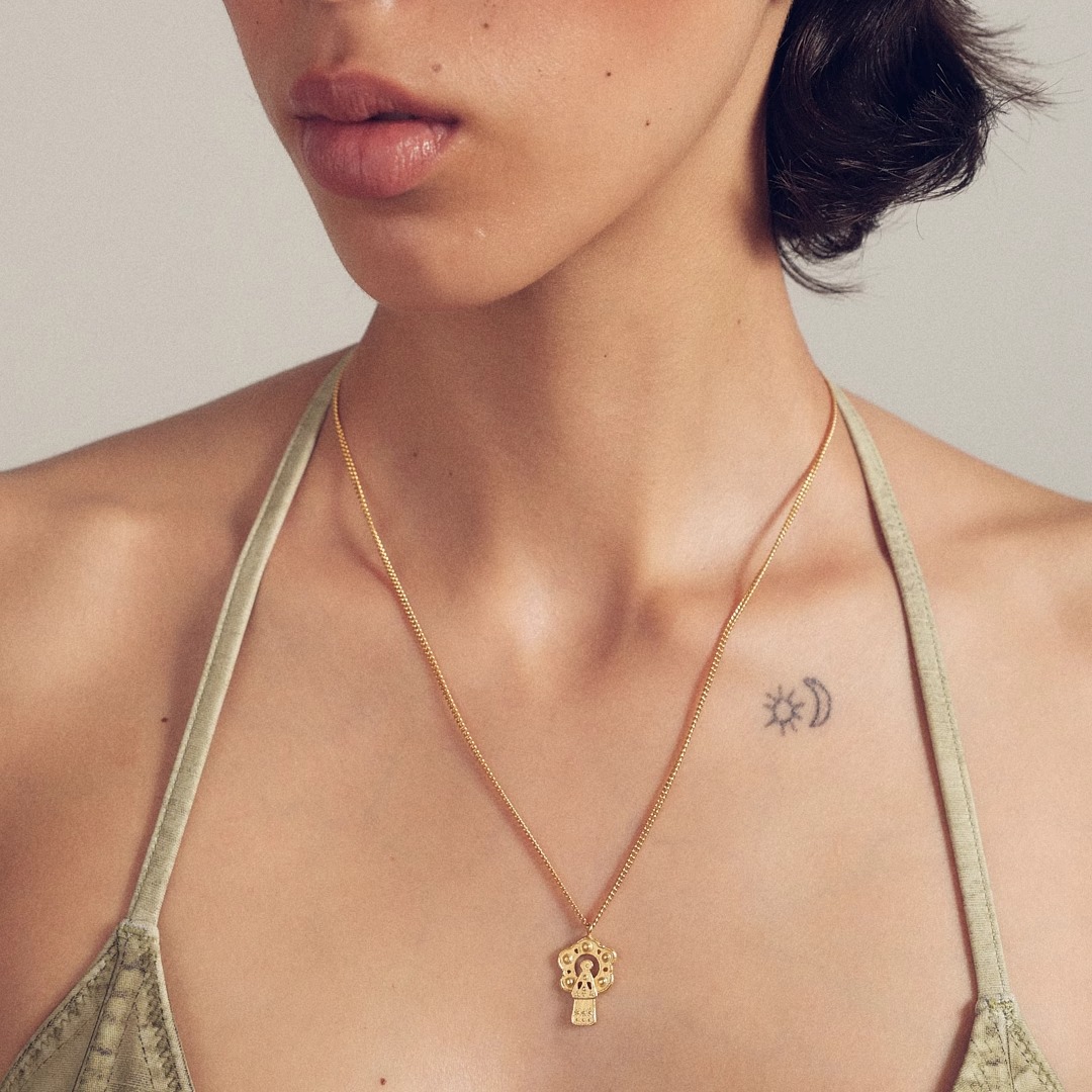 SALE E PEPE胡椒盐 纯银花仙子项链 - 图3