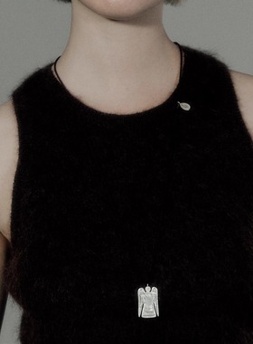 SALE E PEPE胡椒盐 纯银天使手工编绳项链