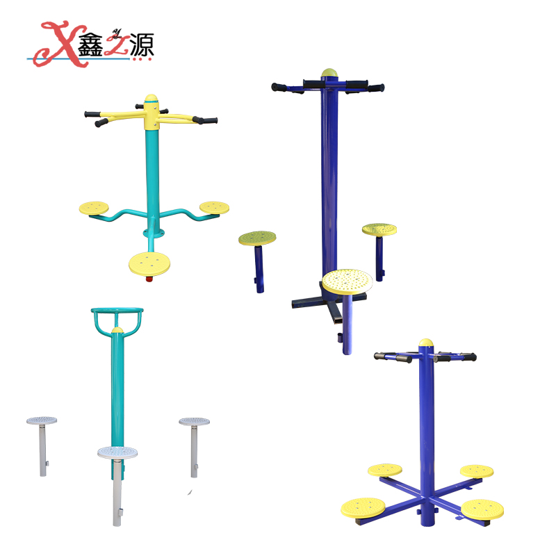 户外健身器材公园小区广场全民健身锻炼扭腰器腹肌扭腰包邮到县市-图0