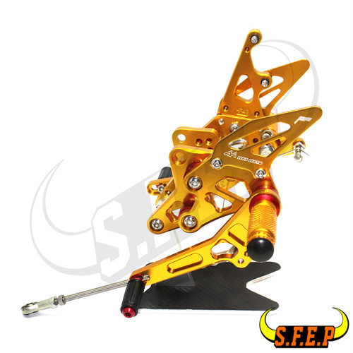 适用铃木 Suzuki 隼 GSXR1300 99-07 新款改装升高脚踏 脚套总成 - 图3