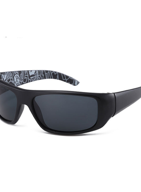 高级感偏光太阳镜男运动防风驾驶护目墨镜马拉松跑步登山徒步眼镜