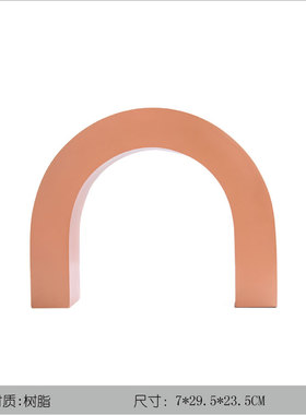 日韩家居几何系列装饰品（米兰风尚）北欧简约书房酒柜 镂空摆件