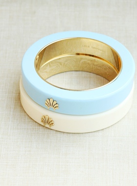 白色蓝色清爽手镯女欧美饰品配饰运动休闲