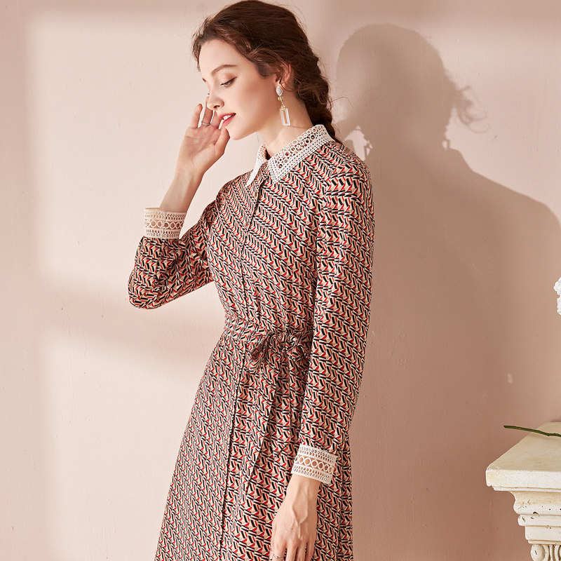 名人瑞裳2020早秋气质通勤款衬衫 名人瑞裳连衣裙