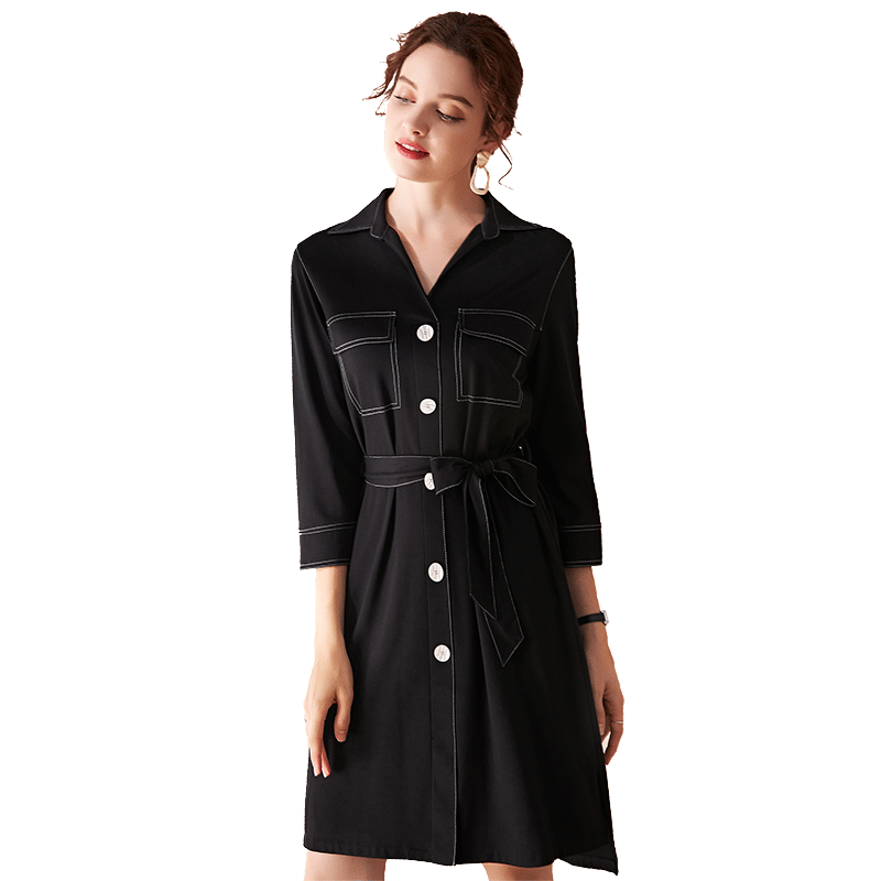 名人瑞裳秋装2020年新款女潮连衣裙 名人瑞裳连衣裙