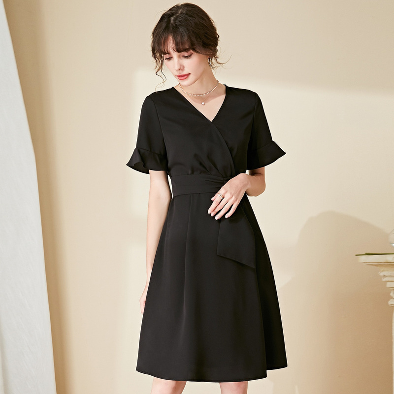 名人瑞裳女夏2021新款职业ol连衣裙 名人瑞裳连衣裙
