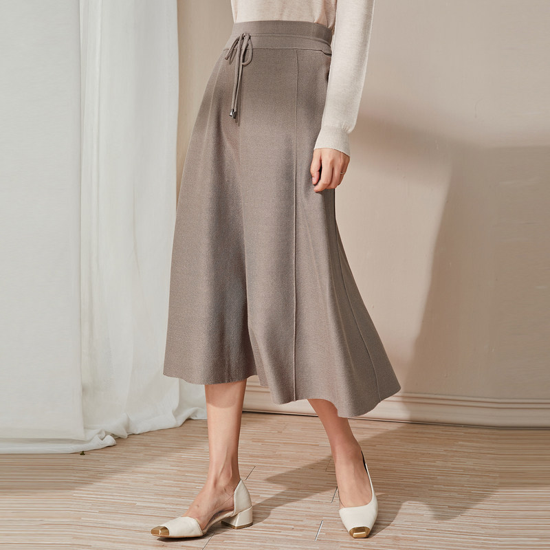 名人瑞裳2021秋冬新款通勤半身裙 名人瑞裳半身裙