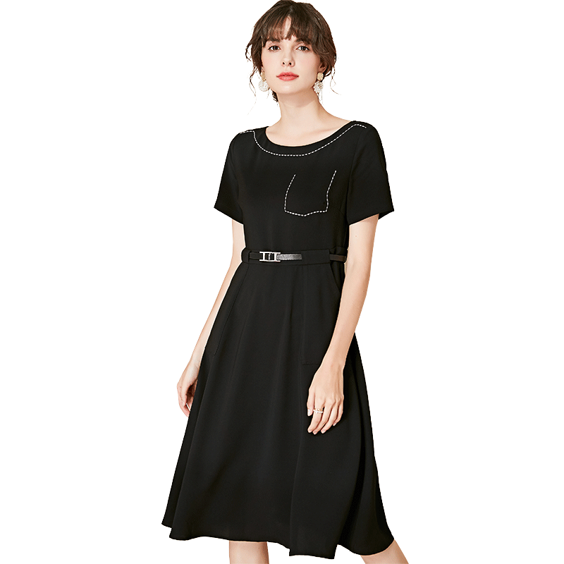 名人瑞裳连衣裙女2020 ol 名人瑞裳连衣裙