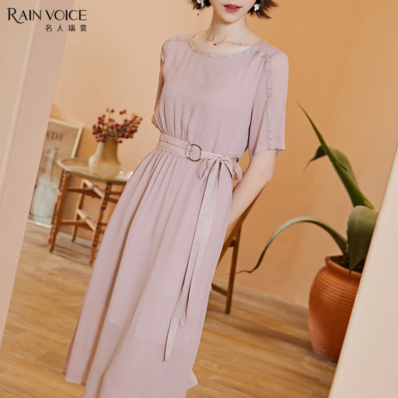 名人瑞裳2019新款夏甜美气质连衣裙 名人瑞裳连衣裙