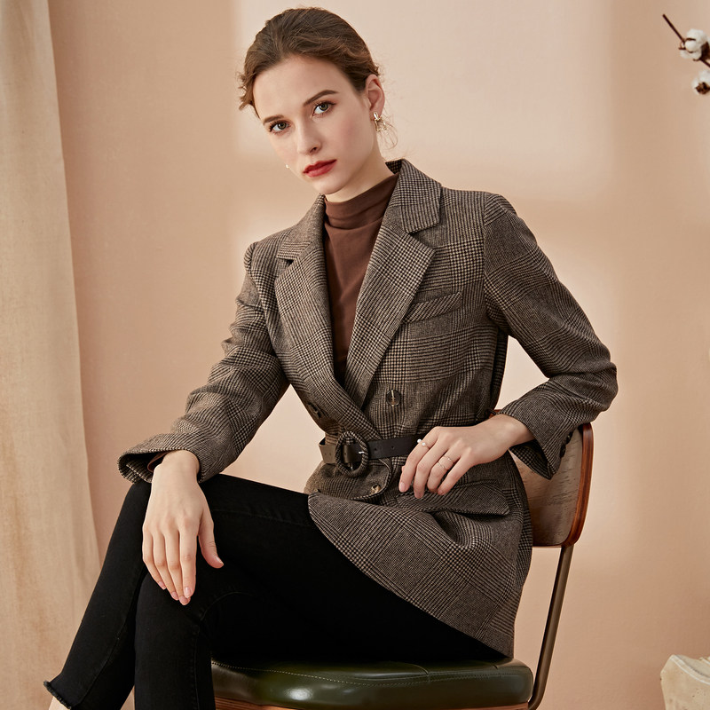  名人瑞裳毛呢外套